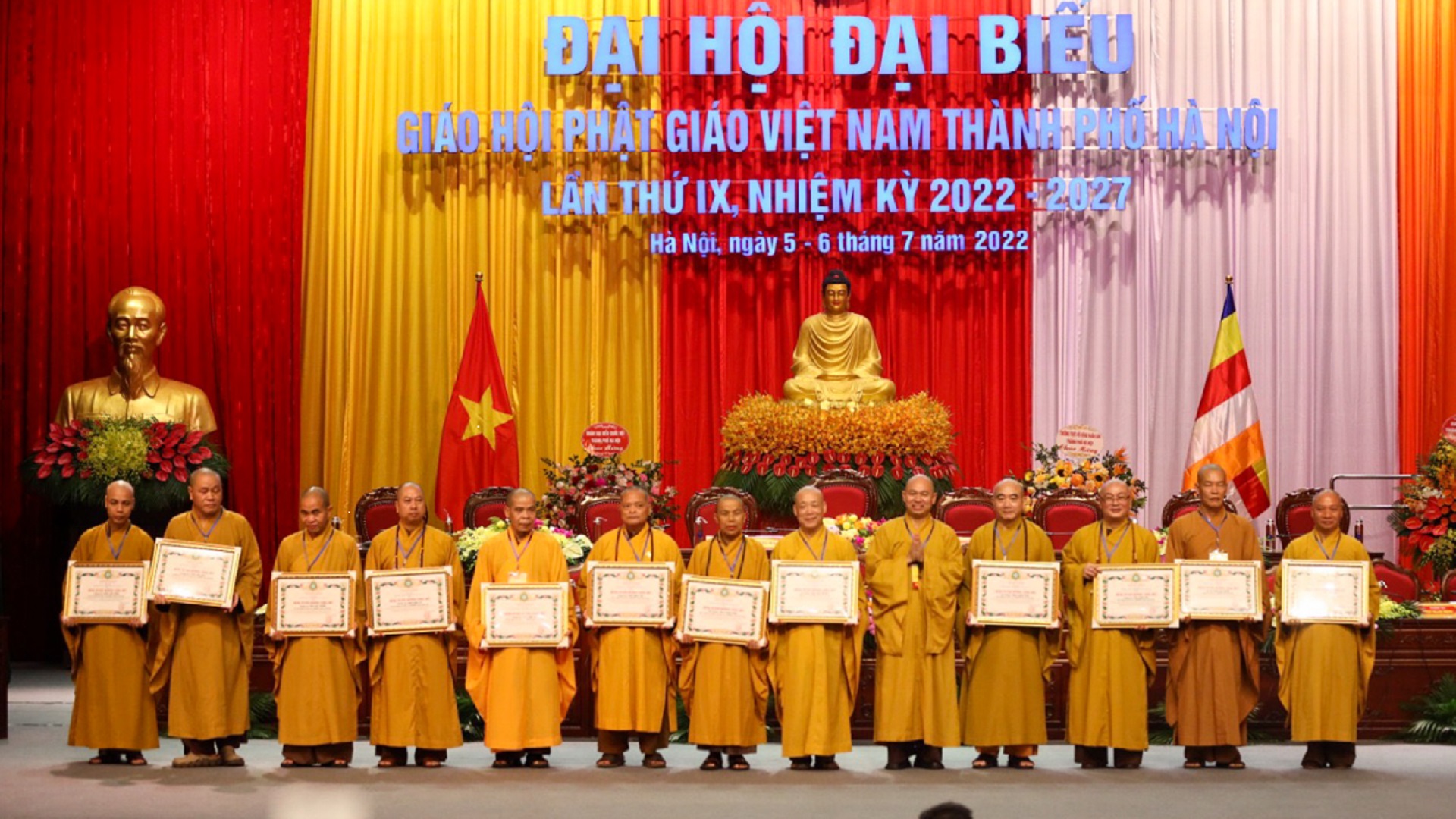Hà Nội: Chính thức diễn ra Đại hội Đại biểu Giáo hội Phật giáo Việt Nam Thành phố Hà Nội lần thứ IX, nhiệm kỳ 2022-2027.