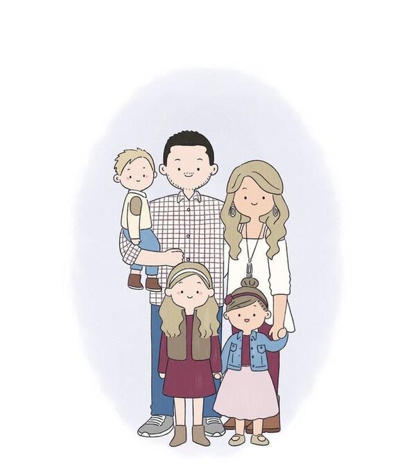 17 Hình ảnh gia đình hạnh phúc hoạt hình dễ thương  Hình Ảnh Đẹp HD