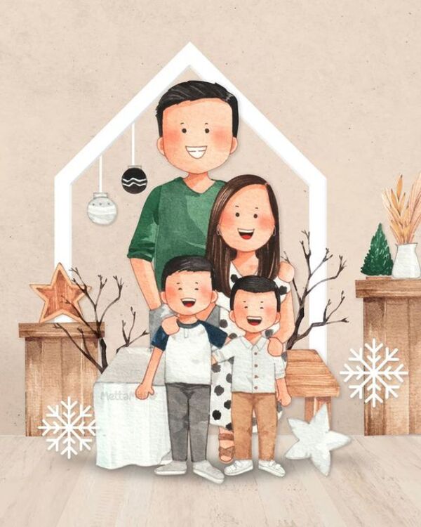 Những hình ảnh gia đình hạnh phúc trọn vẹn niềm vui