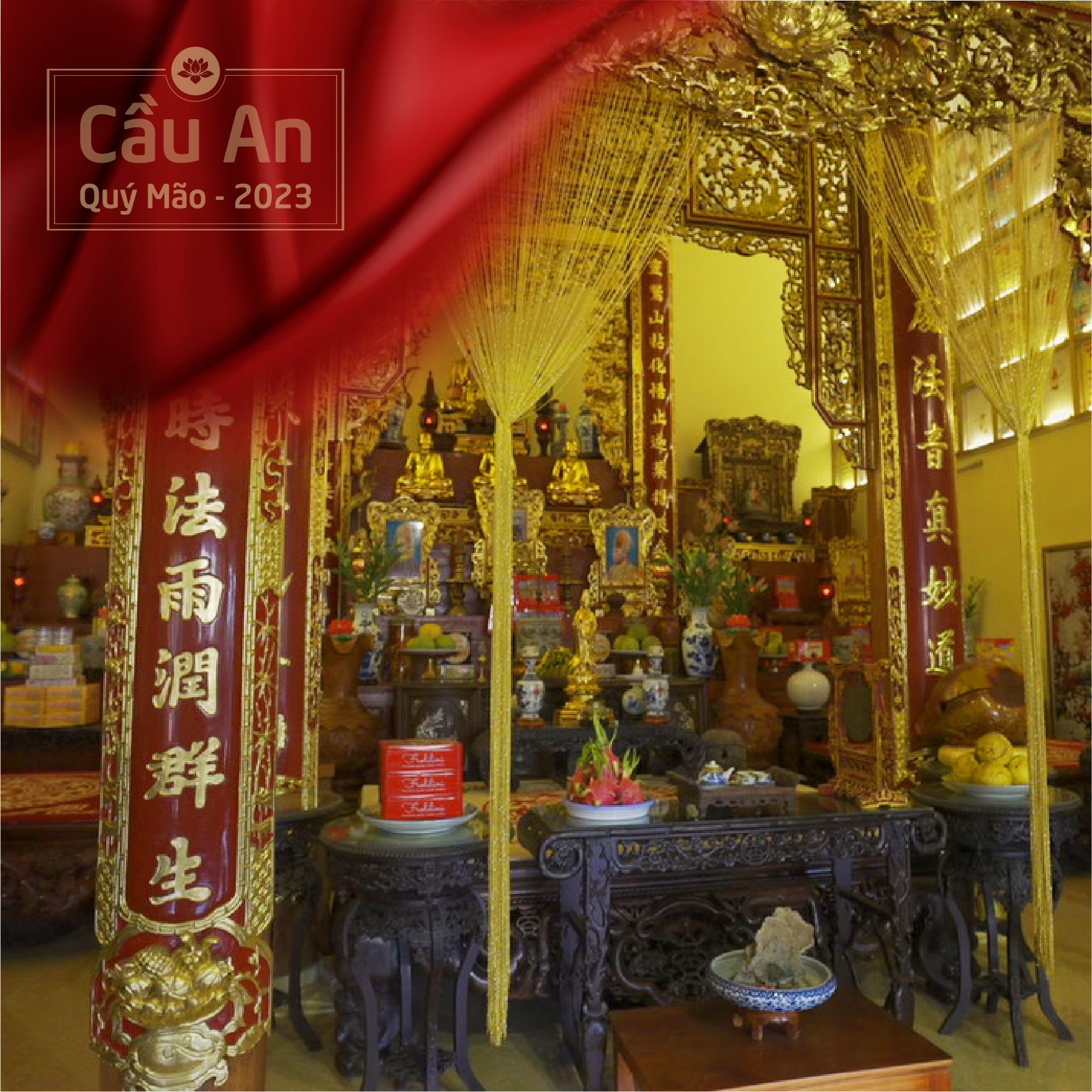 Cầu an chùa Linh Lai