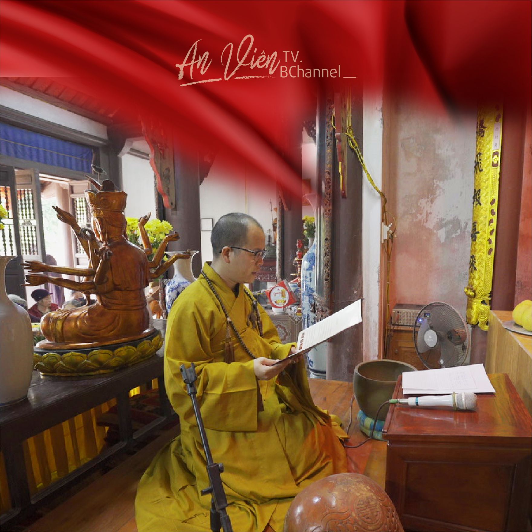 Cầu an chùa Linh Quang
