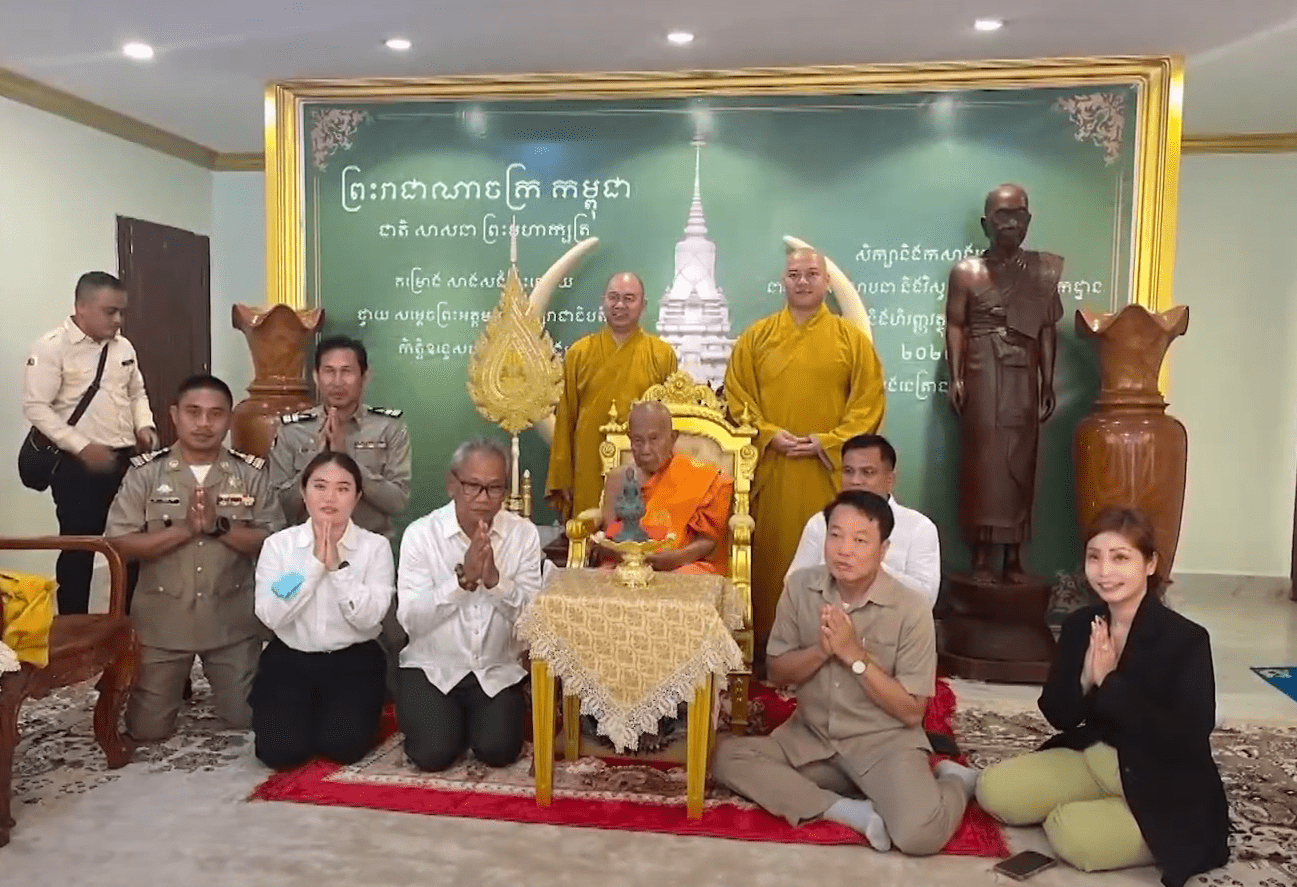 TT.Thích Đức Thiện trong chuyến thăm và làm việc tại Campuchia